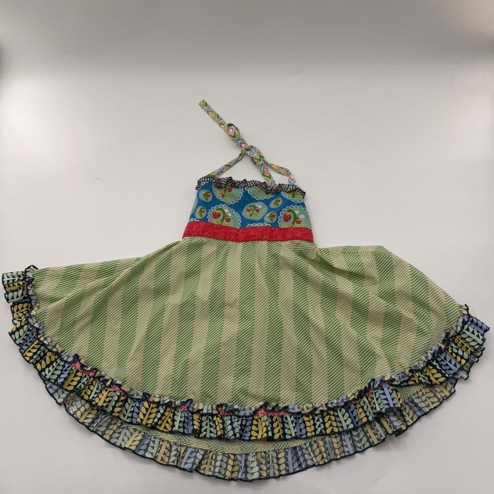 Matilda Jane Limeade Ellie Roundabout Dress Kids Girls Spring Summer size 6